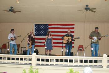 Alecia Nugent Band Onstage at Bean Blossom